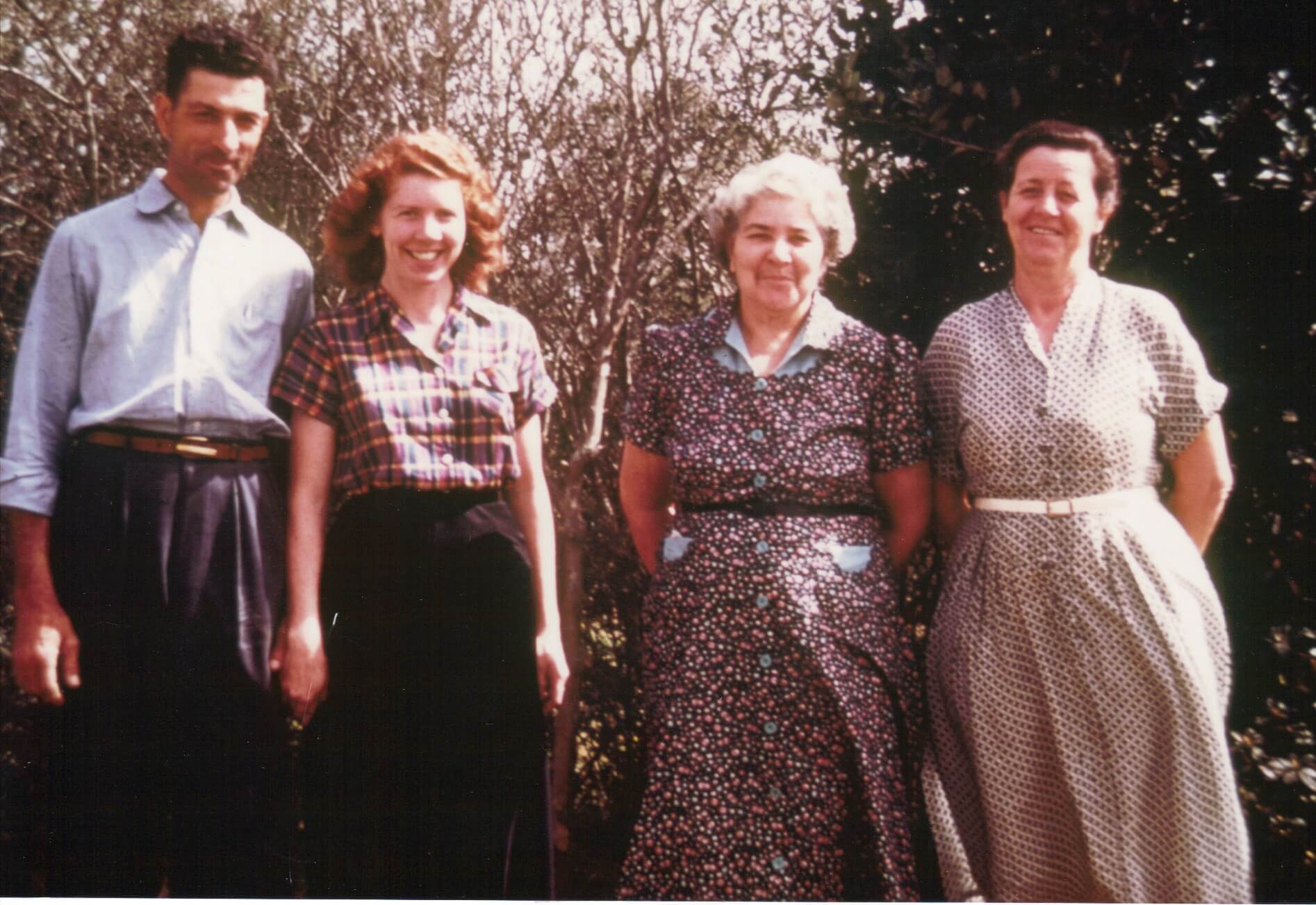 Basil and Juanita with friends