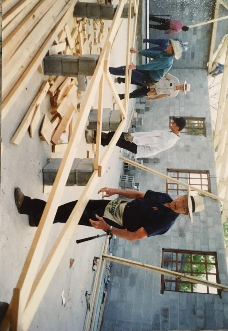 Basil building a church