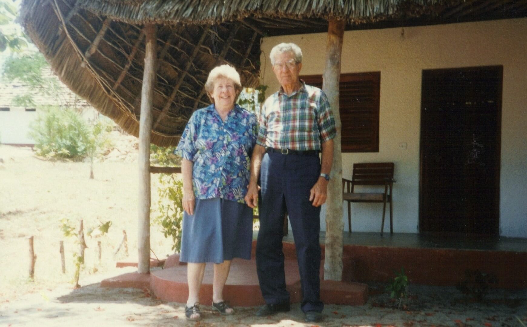 Basil and Juanita in Africa