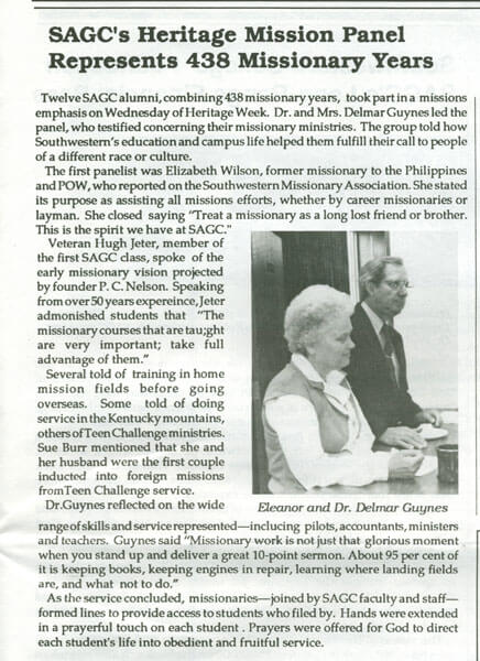 Newspaper article