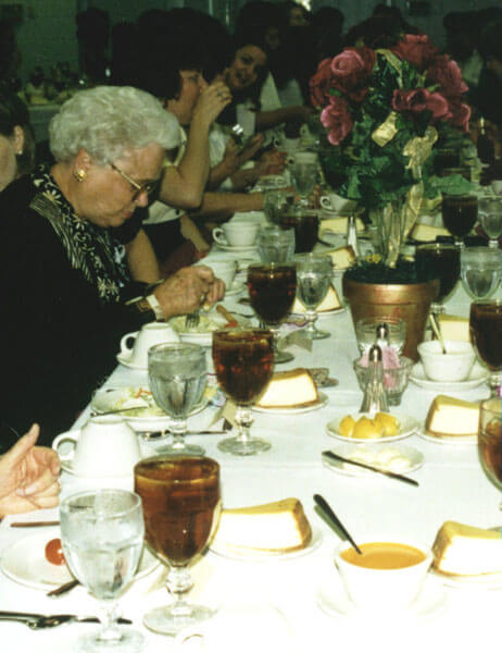 woman eating