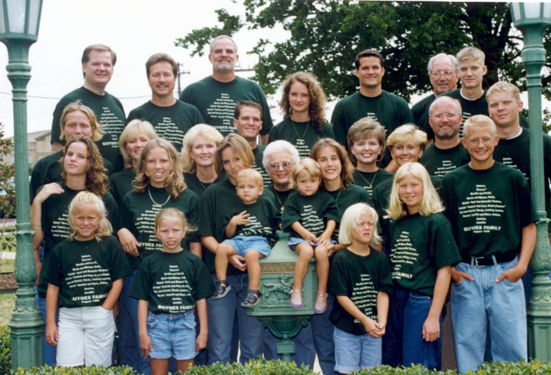 group photo of family