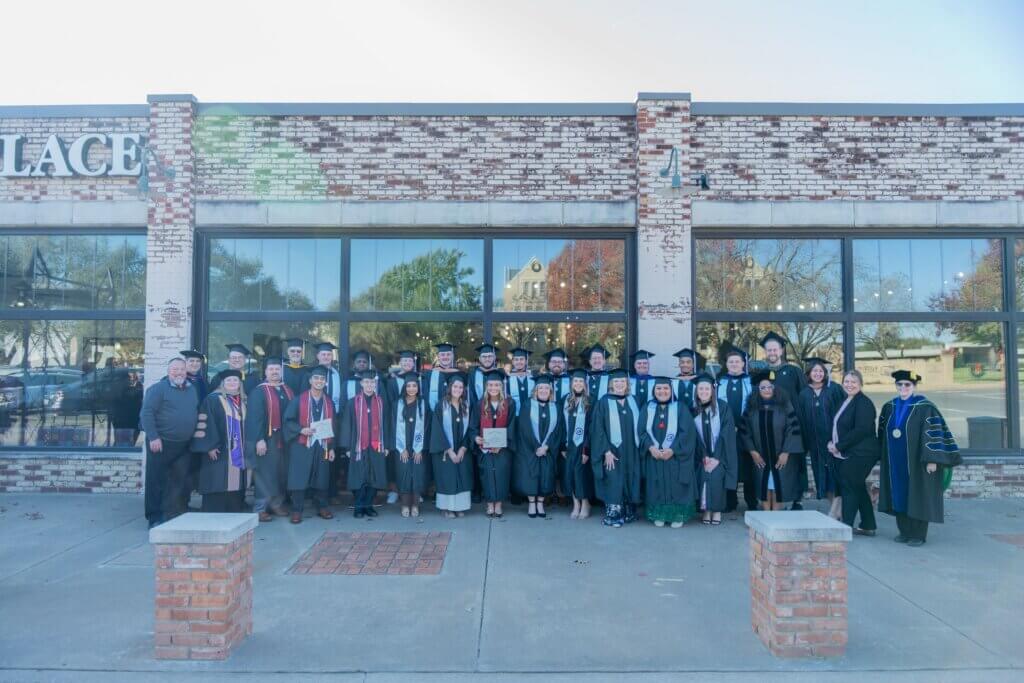 Graduates from the college of business