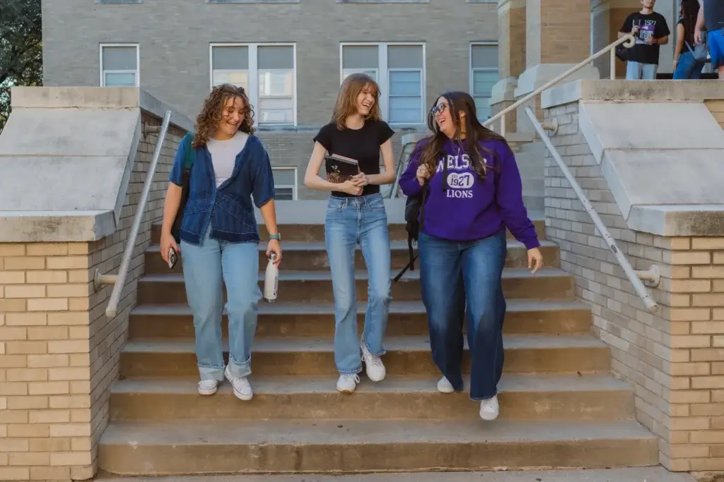 first-year-experience 1 Students walking on stairs